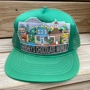 RARE Vintage Hersey’s Chocolate World Trucker Hat